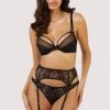 Playful Promises Fallon Suspender Belt 1 Playful Promises Fallon Suspender Belt -Sexy Lingerie Shop FallonBlackLaceSuspender Mayfair Stockings 20