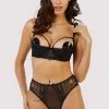 Playful Promises Fallon Midi Brief 1 Playful Promises Fallon Midi Brief -Sexy Lingerie Shop FallonBlackLaceandMeshMidiBrief Mayfair Stockings 38