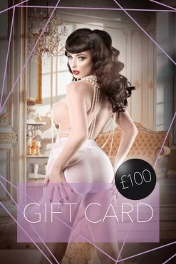 Mayfair Stockings Gift Card -Sexy Lingerie Shop Gift Card Template 100