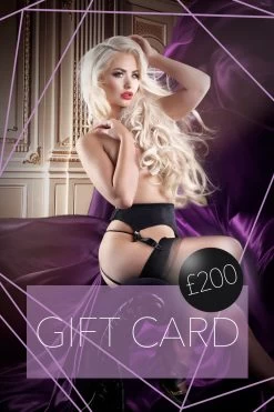 Mayfair Stockings Gift Card -Sexy Lingerie Shop Gift Card Template 200