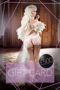 Mayfair Stockings Gift Card -Sexy Lingerie Shop Gift Card Template 500