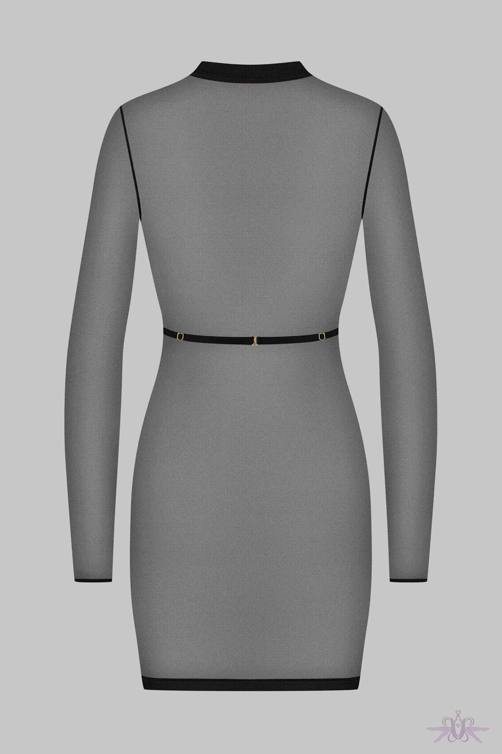 Maison Close Corps A Corps Black Long Sleeved Dress 10 Maison Close Corps A Corps Black Long Sleeved Dress - Image 8