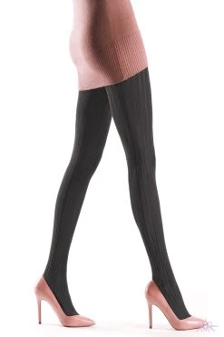 Oroblu Natural Fibres Renee Tights -Sexy Lingerie Shop Mayfair Stockings RENEE GREY Tights VOBFC30T0 H