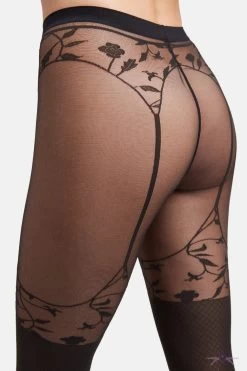 Wolford Flora Tights 17 Wolford Flora Tights -Sexy Lingerie Shop Mayfair Stockings14839 9180 5 11