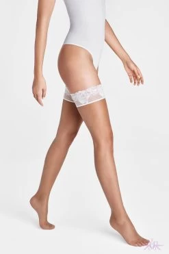 Wolford Nude 8 Lace Stay Ups 12 Wolford Nude 8 Lace Stay Ups -Sexy Lingerie Shop Mayfair Stockings20207 4433 4
