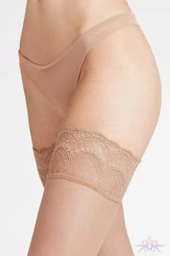 Falke Invisible Deluxe 8 Denier Hold Ups -Sexy Lingerie Shop Mayfair Stockings240466 6