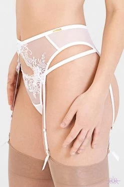 Bluebella Marseille White Suspender Belt -Sexy Lingerie Shop Mayfair Stockings41550 08 1024x1024 9