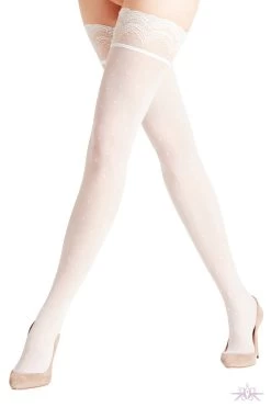 Falke Pure Dot Hold Ups -Sexy Lingerie Shop Mayfair Stockings42095 2209 03 8