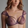 Maison Close L'Amoureuse Violet Orchid Naked Scarf Bra