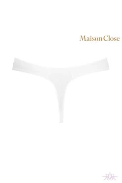 Maison Close Pure Tentation White High Thong 23 Maison Close Pure Tentation White High Thong -Sexy Lingerie Shop Mayfair Stockings608513 ghost 2 Edit 7