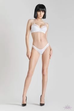Maison Close Pure Tentation White High Thong