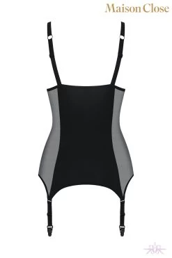 Maison Close Pure Tentation Black Naked Breast Bodice -Sexy Lingerie Shop Mayfair Stockings608791 ghost 2 52