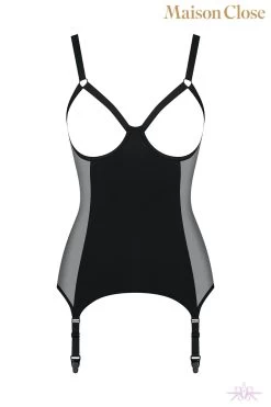 Maison Close Pure Tentation Black Naked Breast Bodice -Sexy Lingerie Shop Mayfair Stockings608791 ghost 51
