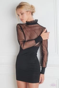 Maison Close Madame Reve Short Dress -Sexy Lingerie Shop Mayfair Stockings608859 3 2