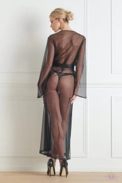 Maison Close Madame Reve Long Kimono -Sexy Lingerie Shop Mayfair Stockings608869 2 35