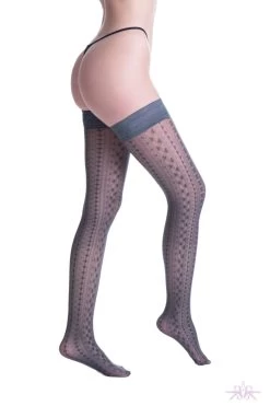 Trasparenze Gaiety Hold Ups -Sexy Lingerie Shop Mayfair StockingsAUT.GAIETYSTORMY2 2 60