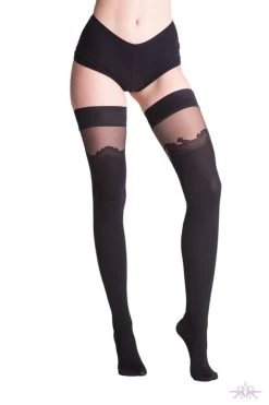 Trasparenze Clover Hold Ups -Sexy Lingerie Shop Mayfair StockingsCLOVERnero2 110 8e17877e 29b9 4ed8 b2ba bd34f7dc5674
