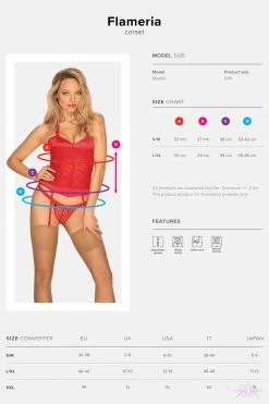 Obsessive Flameria Corset -Sexy Lingerie Shop Mayfair StockingsFlameria corset 7