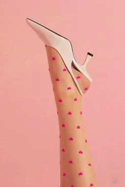 Fiore Love Booster Stockings -Sexy Lingerie Shop Mayfair StockingsLOVEBOOSTER pink 16