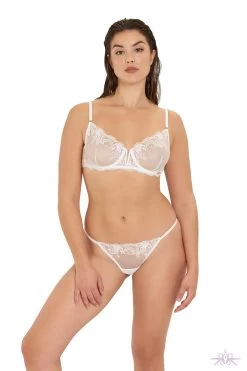 BLUEBELLA Bluebela Marseille White Bra -Sexy Lingerie Shop Mayfair StockingsMarseilleBraandBrief White 1 12