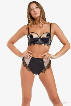 Playful Promises Anaise Quarter Cup Bra -Sexy Lingerie Shop Mayfair StockingsMayfair Stockingsplayful promises bra playful promises anaise black quarter cup bra 28923468218416 2048x2048 9 2000x 1