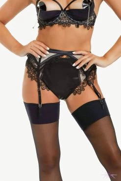 Playful Promises Anaise Suspender Belt -Sexy Lingerie Shop Mayfair StockingsMayfair Stockingsplayful promises suspender playful promises anaise black suspender belt 28923478048816 2048x2048 15 2000x 1