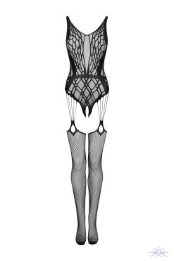 Obsessive Geometric Design Fishnet Bodystocking 12 Obsessive Geometric Design Fishnet Bodystocking -Sexy Lingerie Shop Mayfair StockingsObsessive G324 bodystoking pwf 1