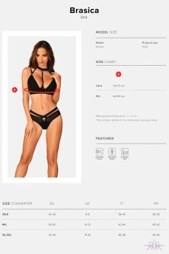 Obsessive Brasica Black Bra -Sexy Lingerie Shop Mayfair StockingsObsessive brasica bra 23