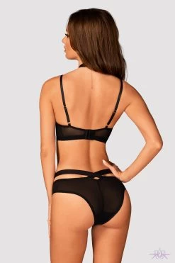 Obsessive Brasica Black Bra -Sexy Lingerie Shop Mayfair StockingsObsessive brasica bra frb 7