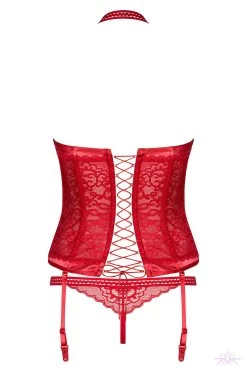 Obsessive Flameria Corset -Sexy Lingerie Shop Mayfair StockingsObsessive flameria corset back packshot 1
