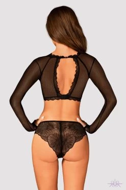 Obsessive Mibelia Black Top 16 Obsessive Mibelia Black Top -Sexy Lingerie Shop Mayfair StockingsObsessive mibelia top frb 7
