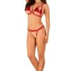 Obsessive Rubinesa Cupless 2 Piece Set -Sexy Lingerie Shop Mayfair StockingsObsessive rubinesa set 3 12