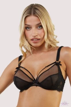 Playful Promises Fallon Plunge Bra -Sexy Lingerie Shop Mayfair StockingsPP3239 2 16