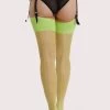 Playful Promises Lime Green Vintage Seamed Stockings -Sexy Lingerie Shop Mayfair StockingsPPS112 C 4 6