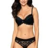 Roza Lagerta Black Push Up Bra