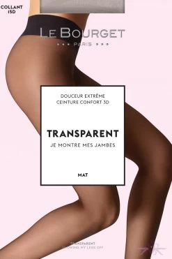 Le Bourget 15 Denier Nanofibre Matt Tight -Sexy Lingerie Shop Mayfair StockingsTRANSPARENT1HS 29