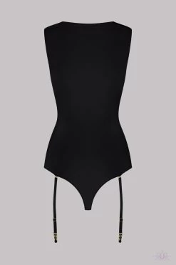 Maison Close Madame Reve Bodysuit With Suspenders -Sexy Lingerie Shop Mayfair StockingsThong Bodysuit Madame Reve Black 608847 4 2560x3840 crop center 115