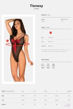 Obsessive Tienesy Teddy -Sexy Lingerie Shop Mayfair StockingsTienesy teddy 9
