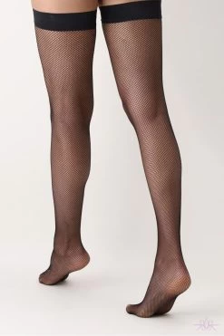 Oroblu Tricot Fishnet Hold Ups -Sexy Lingerie Shop Mayfair StockingsVOBC01008 1 10 7