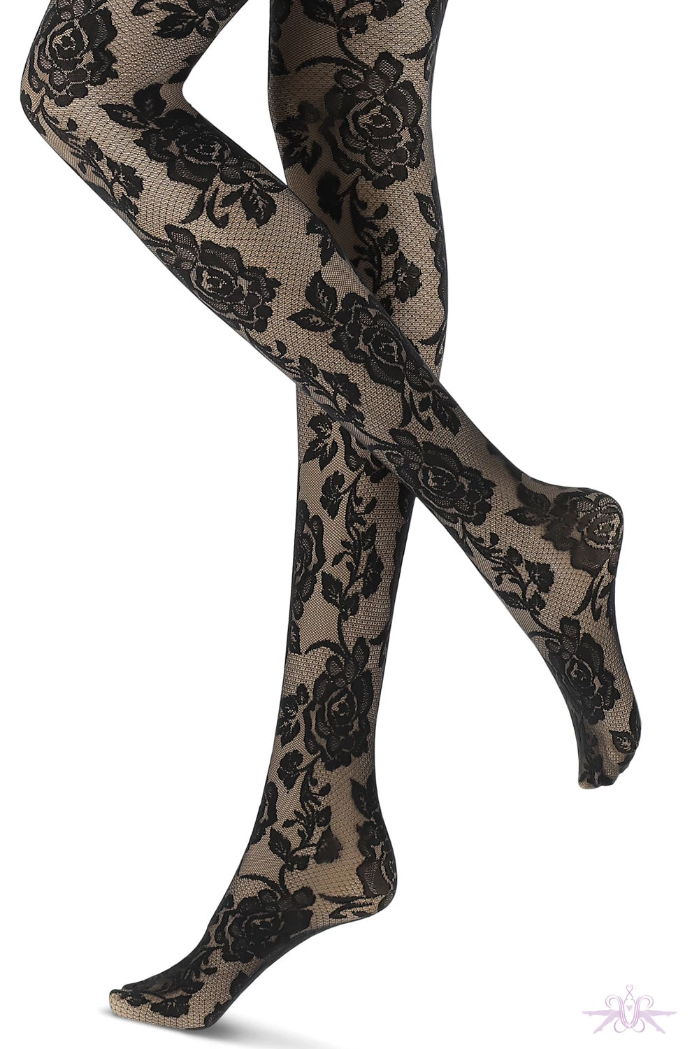 Oroblu Bicolour Lace Tights 5 Oroblu Bicolour Lace Tights - Image 3