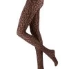 Oroblu Bicolor Leopard Tights 2 Oroblu Bicolor Leopard Tights -Sexy Lingerie Shop Mayfair StockingsVOBC66410 BLACK BROWN BICOLORLEOPARDTIGHTS FEN H Edit 5