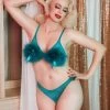 Playful Promises Bettie Page Powder Puff Triangle Bra Teal -Sexy Lingerie Shop Mayfair Stockingsbettie page lingerie bra teal powder puff triangle bra 30401353613360 2000x 4