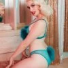Playful Promises Bettie Page Powder Puff Teal Brief -Sexy Lingerie Shop Mayfair Stockingsbettie page lingerie brief teal powder puff brief 30401397620784 2000x 6