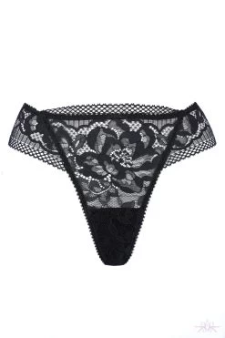 Jolidon Rock DJ Black Lace Thong -Sexy Lingerie Shop Mayfair Stockingsd2237 d2237.neg 1 85
