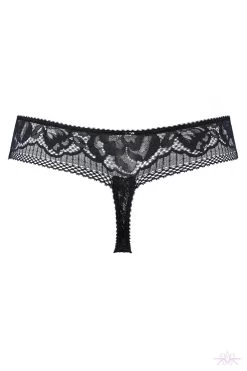 Jolidon Rock DJ Black Lace Thong -Sexy Lingerie Shop Mayfair Stockingsd2237 d2237.neg 2 86