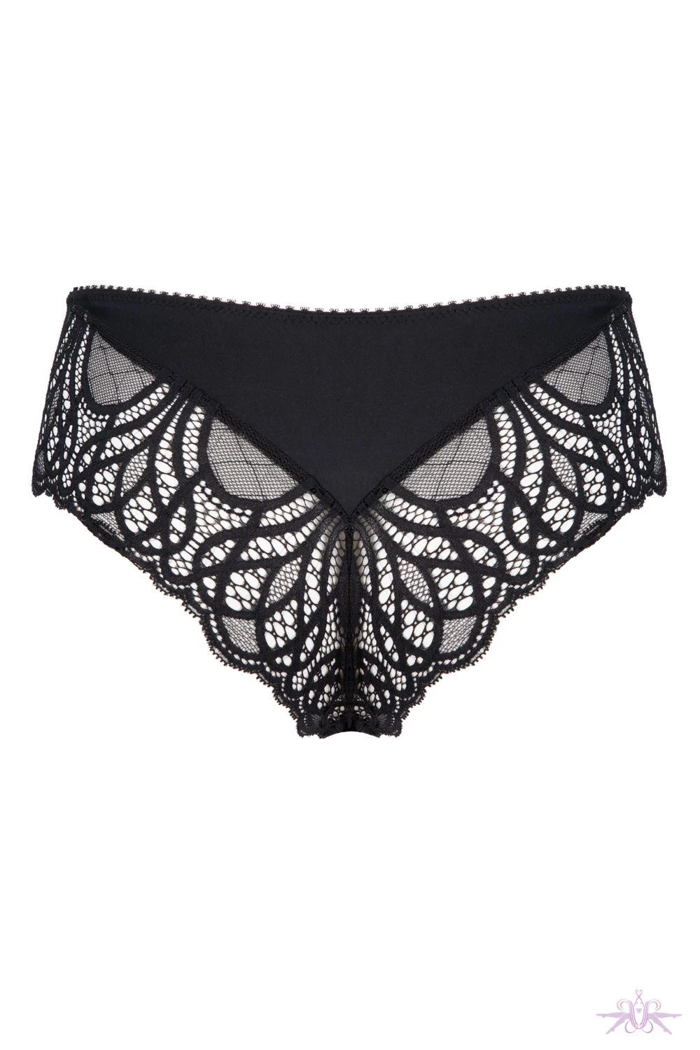 Jolidon Angels Black Lace Brazilian Knicker 8 Jolidon Angels Black Lace Brazilian Knicker - Image 6