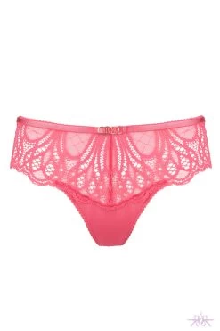 Jolidon Angels Pink Lace Brazilian Knicker -Sexy Lingerie Shop Mayfair Stockingsd2249 d2249.roz 1 2 136