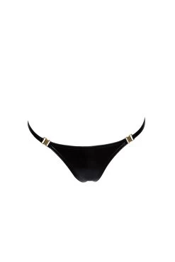 Noir Handmade Power Wetlook Thong -Sexy Lingerie Shop Mayfair Stockingsghost p008 f 2 3