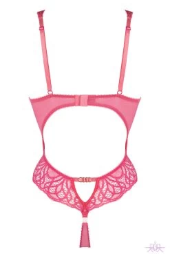 Jolidon Angels Pink Lace Bodysuit -Sexy Lingerie Shop Mayfair Stockingsh2251 h2251.fux 2 90