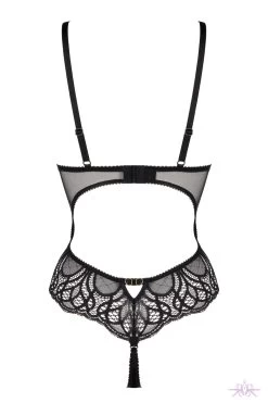 Jolidon Angels Black Lace Bodysuit -Sexy Lingerie Shop Mayfair Stockingsh2251 h2251.neg 2 2 97